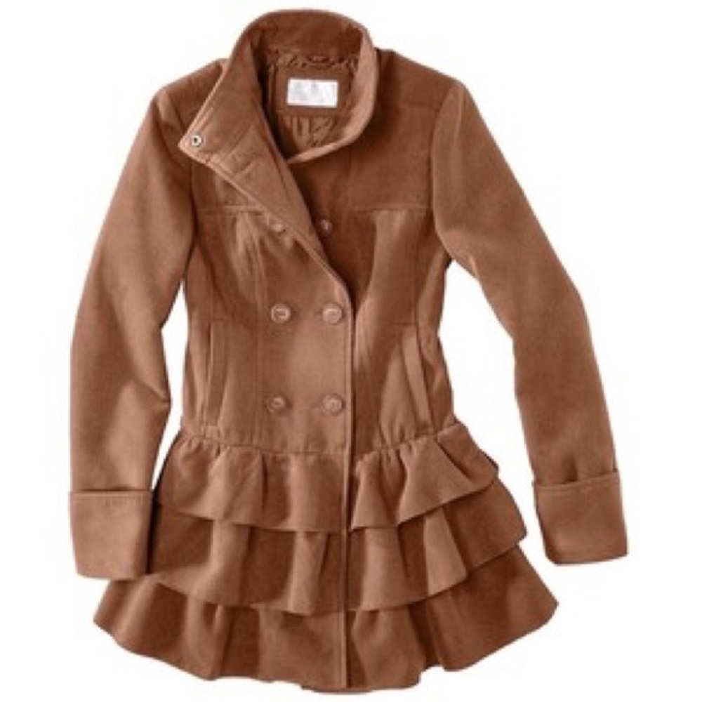 Xhilaration Ruffle Coat